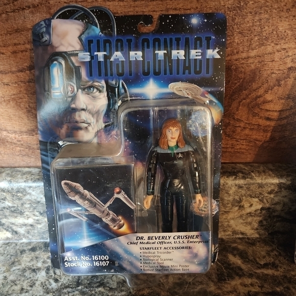 Star Trek Beverly Crusher Doll figure NIB - Picture 1 of 5